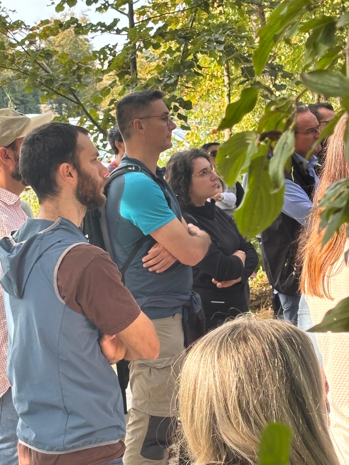 Participants listening during the WOWnature event